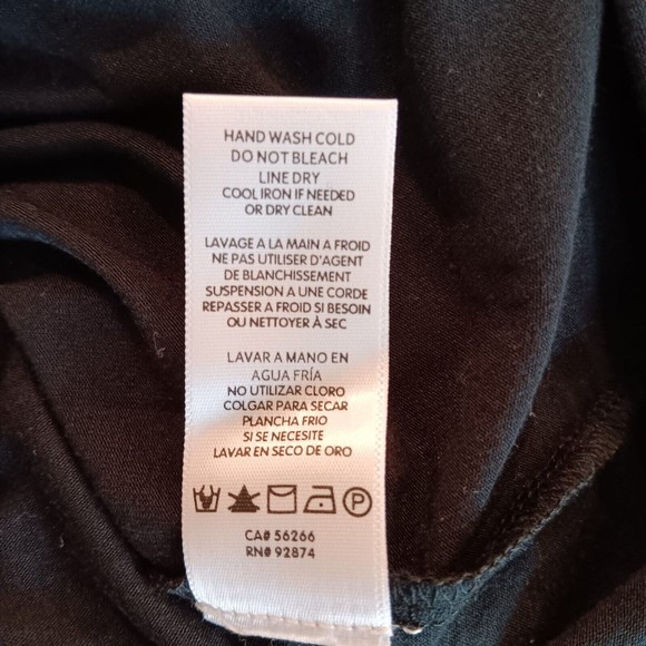 Splendid X Margherita 100% Linen Midi Dress XS Color Block Black Womens New - Picture 7 of 10